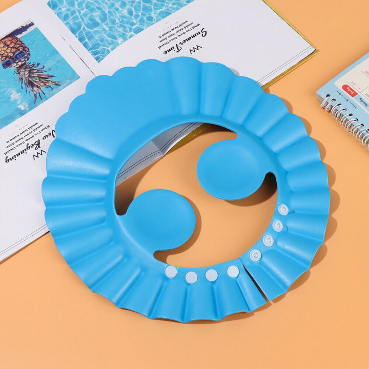 Kids%20Child%20Shower%20Cap%20For%20Hair%20Wash%20Bath%20Soft%20Waterproof%20Protect%20Shield%20Hat%20-%20Image%206