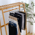 Multi-Functional Pants Hanger 5 in 1 Pants Hanger for Clothes Rack Adjustable Closet Organizer Folding Trousers Rack. 