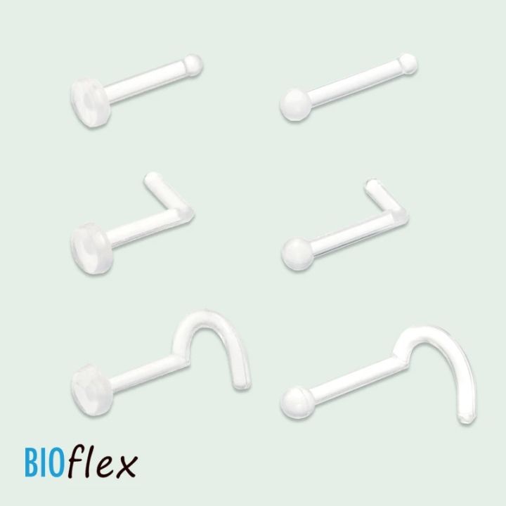 10Pcs%20Clear%20Nose%20Stud%20Rings%20Acrylic%20Nostril%20Piercing%20Jewelry%20for%20Women%20Work%20School%2018G%2020G%20Plastic%20Retainer%20Screw%20L%20Bone%20Shape%20-%20Image%202