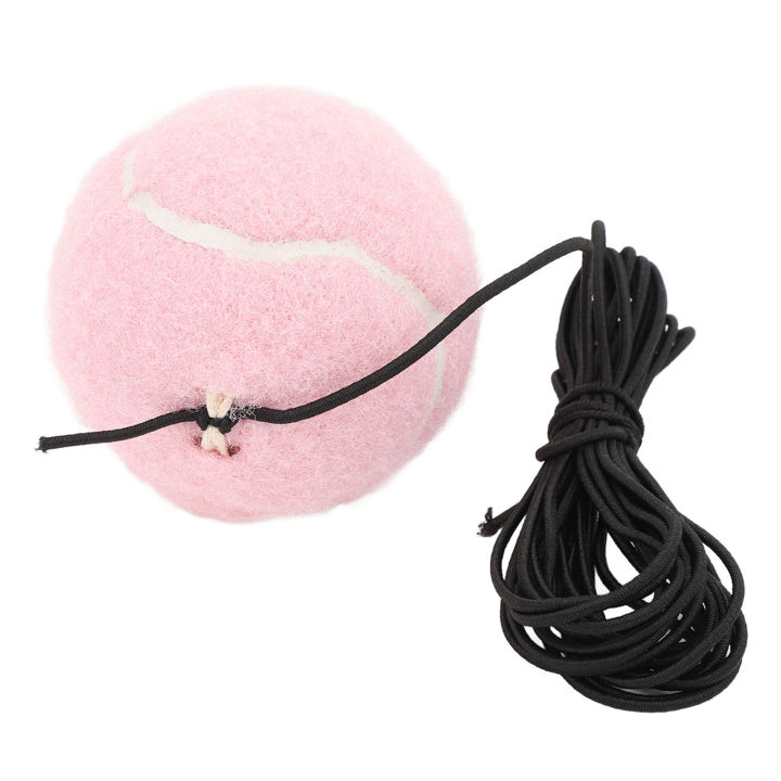 Practice Tennis Ball String Tennis Ball Versatile Comfortable Hold Easy To Use Portable Lightweight for Tennis Courts
