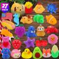 VNAMO Toys, 27-Pack Squishies Party Favors Boys Girls Kids, Mochi Mini Kawaii Squishy Fidget Stress Reliever Anxiety Toys Set, Classroom Prize Bulk Gifts for Christmas Treat Goody Bags. 