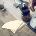 V60 Filter Cup Special 102 Coffee Filter Paper Coffee Filter Papers Unbleached Original Wooden Drip Paper Cone Shape Coffee Tools. 