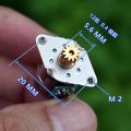 Mini 15MM 2-phase 4-wire Stepping Stepper Motor Teeth Metal Gear. 
