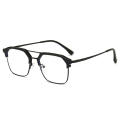 Luxury Computer glasses Trendy Flat mirror UV400 Sunglasses Transparent Eyeglasses for Office Outdoor Fashion Gaming Digital eye strain Women Men. 