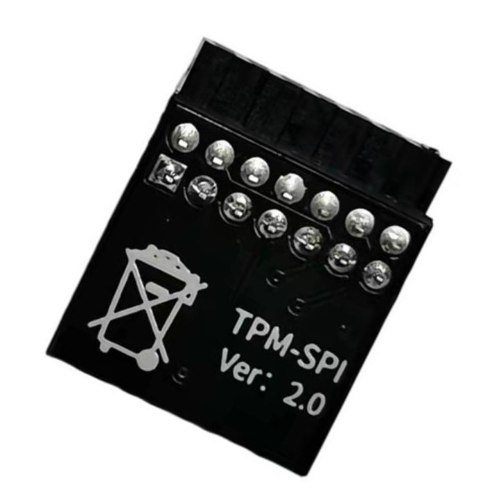 TPM 2.0 Encryption Security Module Board Remote Card 14Pin SPI TPM2.0 ...