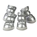 4 Pcs/sets Winter Dog Shoes Warm Fleece Puppy Pet Shoes Waterproof Dog Snow Boots For Small Dogs Chihuahua Yorkie Teddy Shoes. 