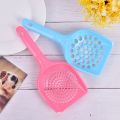 Reusable Plastic Cat Litter Scoop Pet Care Sand Waste Scooper Shovel Hollow Cleaning Tool Random Color Small Hole# Durable Processed. 