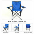 Arm Chair With Arm Rest Folding Lightweight Chairs Adults Portable Outdoor Camping Chair Courtyard Hiking Fishing Seat Picnic Travelling Garden Chairs for Balconies with Carry Bag. 
