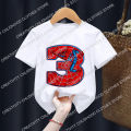 Spiderman Children's T-Shirt Birthday Number 1-9 Tee Shirts Marvels Cartoons Kawaii Kid Casual Clothes Super Hero Girl Boy Tops. 