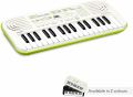 Casio SA-50/51 - Portable Keyboard  with power Adaptor  (32 mini keys) Electric Organ SA 50 SA 51 Models - Black/ White Musical instrument piano keys. 