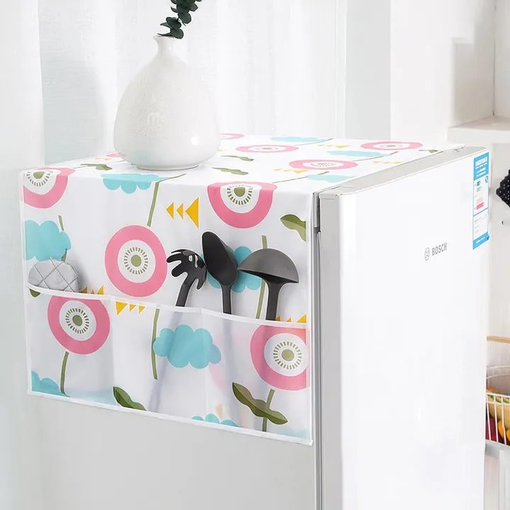fridge cover with pockets