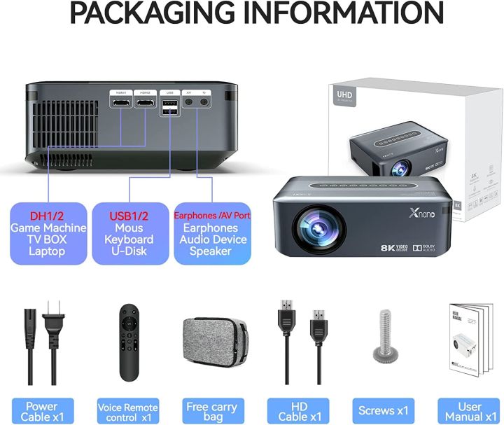 XNANO%20X1%20ANDROID%20PROJECTOR%2012000Lumens%20Smart%20Laser%20Projection%20TV,%201080p,%204K%20and%208K%20Video%20Decoder%20-%20Image%202