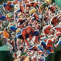 6 Sheets Disney Spider Man Stickers For Kids Cute Anime Stickers Cartoon 3D Stickers Girls Boy Stickers. 
