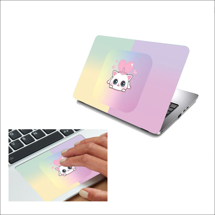 Cute Laptop Skin Protector Sticker Combo Pack(For inch