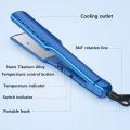 Hair Straightener Wide Plate Ceramic MCH Fast Heat Hair Straightening Iron 100-240V Dual Voltage 3D Floating Plate Flat Irons. 
