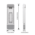 1 Pair Mini Legs Mini Aluminum Laptop Feet Lifter Foldable Laptop Cooling Riser Laptop Stand Radiator for Keyboard Holder. 