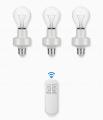 【Tento】Smart Remote Control Light Switch E27 LED Lamp Wireless Timer Holder Bulb Base Socket On/Off 30M Range For Ceiling Chandelier. 