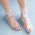 Disposable Foot Mask Plastic Shoe Covers Socks Moisturizing Supplies Use Feet Pedicure Liners One Time. 