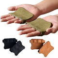 Leather Weight Lifting Training Gloves Palm Protection Women Men Fitness Sports Gymnastics Grips Pull Ups Weightlifting Workout. 