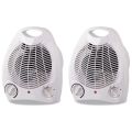 2X 2000W Electric Fan Room Heater 220V Portable Electric Space Heater Mini 3 Heating Settings EU Plug. 