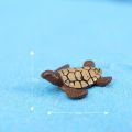 HI-SUHE Resin Ornaments, Sea Turtle Model Landscape Flowerpot Decoration Landscape Prop, Aquarium Fish Tank Decoration Resin Mini Sea Turtle. 