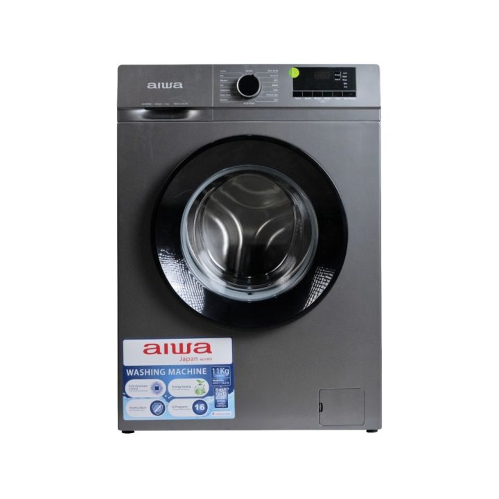 Aiwa Fully Automatic Front Loading Washing Machine  11Kg  AWG11-12L21B