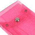 Fashion Glitter Transparent Coin Purse PVC Photo Card Wallet For Girls Clear Mini Hasp Change Pouch Keychain Ubest. 