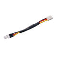 10PCS 3PIN Reduce PC Fan Speed Noise Extension Resistor Cable Wire 3 Pin Male to Female Connector for PC Fan. 