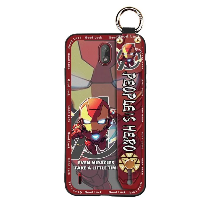 protective%20Soft%20case%20Phone%20Case%20For%20Nokia%20C1%20Silicone%20Lanyard%20Kickstand%20Anti-knock%20Shockproof%20Wrist%20Strap%20Anti-dust%20Cute%20-%20Image%206