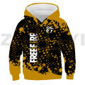 3D Free Fire Garena Hoodie Tracksuit Men Daily Anime Printed Pullovers Girls Harajuku Oversized Sweatshirt Sudaderas Outerwear. 