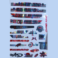 Bicycle Shimano Sticker Complete Set, Long Lasting Stickers, Shimano Cycle Accessories. 