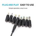 Laptop Charger Adapter Tip 8pcs Universal DC Power Supply Connector AC DC Charger Power Adapter Conversion Plug. 