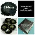 Mica Powder Pigment “Black” (25g) Multipurpose DIY Arts and Crafts Additive | Resin, Paint, Epoxy, Soap, Nail Polish, Lip Balm (Black, 25G). 