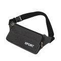 SHYAA New Fashion Men's Canvas Waist Bag New Large Capacity Mobile Phone Zero Wallet Women's Running Small Waist Bag khaki. 