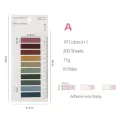 RHS Online 200 Sheets 10 Colors Morandi Combination PET Sticky Notes Set Memo Pad Lable Sticker Bookmarks Notepad Sticky Index. 
