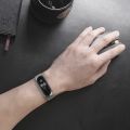 Mijobs Milan CS Screwless Buckle Metal Watch Band Case for Xiaomi Mi Band 3 & 4 & 5 & 6, Host not Included. 