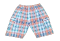 Casual Check Cotton Shorts With two Side Pockets Home ware Free Size Unisex shortකොටු කොටු කලිසම්. 