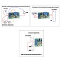 LED Indicator K71RS 12V Relay Module DC 12V High Level Trigger 1 Channel Relay Module 2 Button Switch 1 Channel Relay Power Switch Board Industrial Control. 