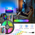 LED RGB Strip Lights Bluetooth Control 12V Room Decoration Smart Tv Backlight Control Color Sync Changing Led Strip Light Kit. 