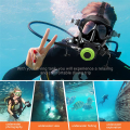 Scuba Diving Mask Snorkeling Full Face Scuba Diving Equipment Snorkel Swimming Masks Oxygen Cylinder Snorkeling Set. 