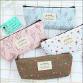 Zipper Bags for Pencil Students Pencil Case Striped Grid Pencil Bag Pouch Floral Flower Kids Primary Students Gift Pen Bags. 