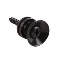 Replacement Guitar Strap Locks Parts Chrome Belt Lock Buttons Buckle Guitar Accessories Silver Black Color. 