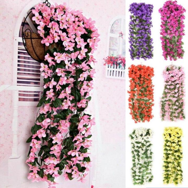 Garden%20Decor%20Window%20Decoration%20False%20Flower%20Silk%20Hang%20Basket%20Hanging%20Flowers%20Violet%20Wall%20Hanging%20-%20Image%202