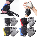 HOT 1Pair Gel Half Finger Cycling Gloves Anti-Slip Anti-sweat Anti Shock MTB Road Bike Gloves Bicycle Left-Right Hand Gloves. 