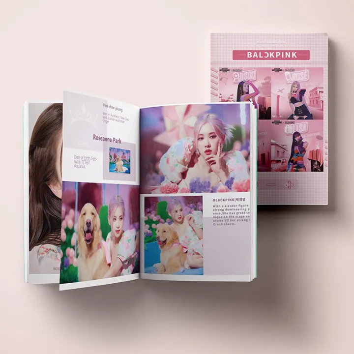 Kpop%20Black%20pink%20Album%20Book%20Lisa%20Jenny%20Jisoo%20Rose%20Photocard%20Art%20Book%20Poster%20Lomo%20Cards%20for%20Fans%20Gifts%20Collection%20Booklet%20-%20Image%204