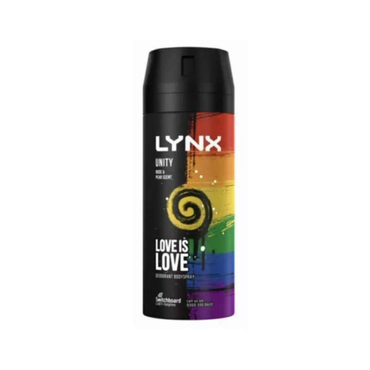 Lynx Unity Limited Edition LOVE IS LOVE Men Body Spray Deodorant 150ml ...