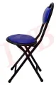 Folding Stool Heavy Duty Chair for Home/Study Chair and Restaurant/Café NAMAZ Chair 1 Pc (Blue). 