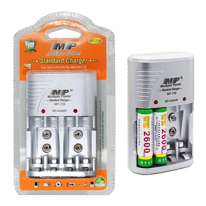 MP-709 Battery Charger For AA/AAA/9V Multiple Charger