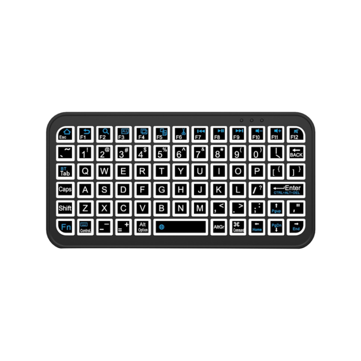 Wireless Bluetooth Keyboard Mini Wireless Keyboard 5inch Backlit Screen ...