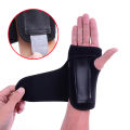 1Pc Wristband Hand Wrist Guard Support Brace Splint Carpal Tunnel Arthritis Sprain Right/Left Gym Strap Pain Relief Wrap Bandage. 